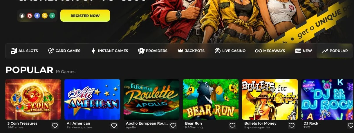 Need4Win: popular games